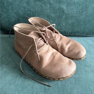Men's Tan Leather Oxfords